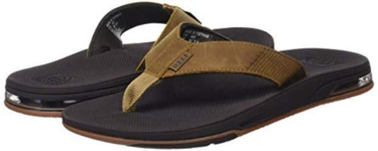 Reef Men's Leather Fanning Low Sandals