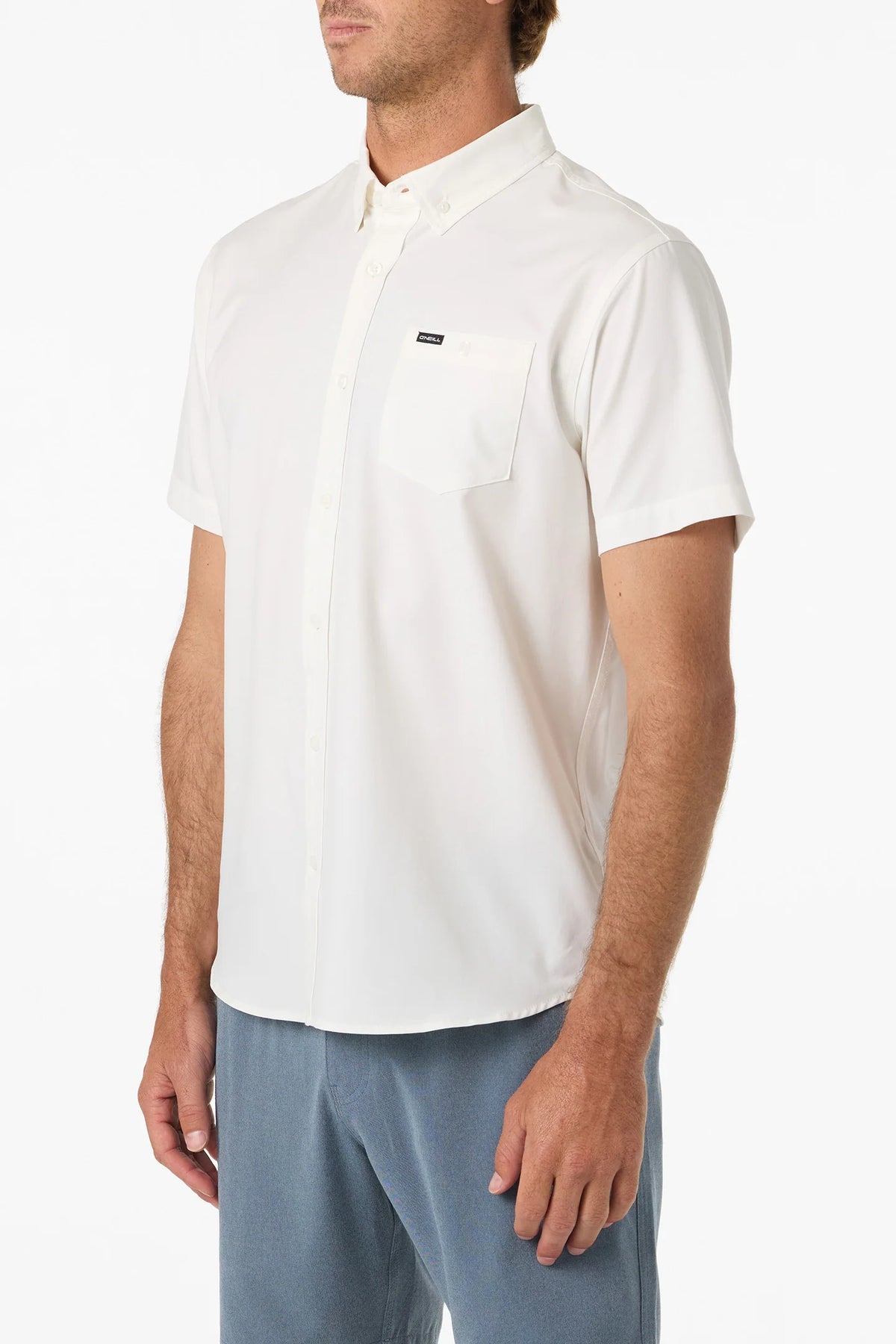 O'Neill Mens Light Check Standard Short Sleeve