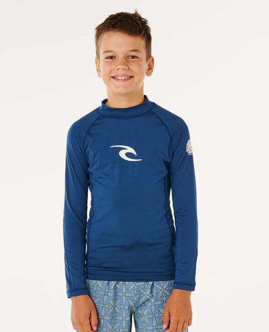 Rip Curl Boys Waves UPF Long Sleeve Rashguard