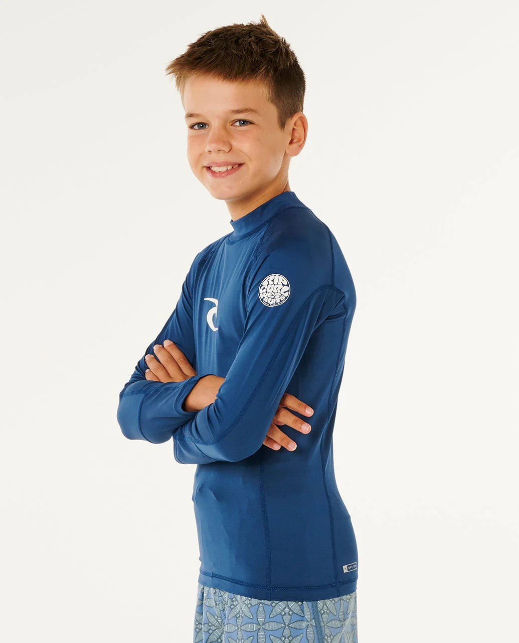 Rip Curl Boys Waves UPF Long Sleeve Rashguard