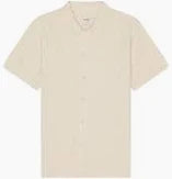 Rhythm Mens Classic Linen Short Sleeve Short Sleeve Shirt