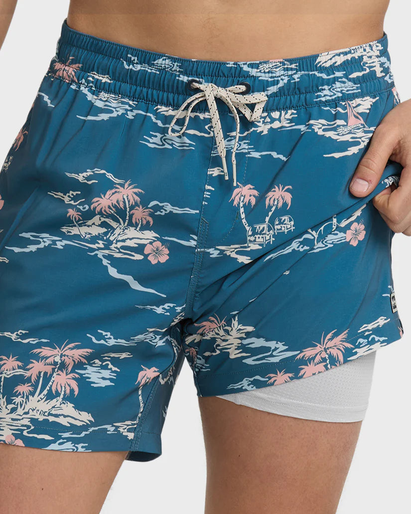 Billabong Mens Lineup Layback 16" Swim Trunks