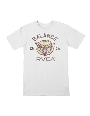 RVCA Squadron Jungen Kurzarm-T-Shirt, Weiß: Jungen Medium