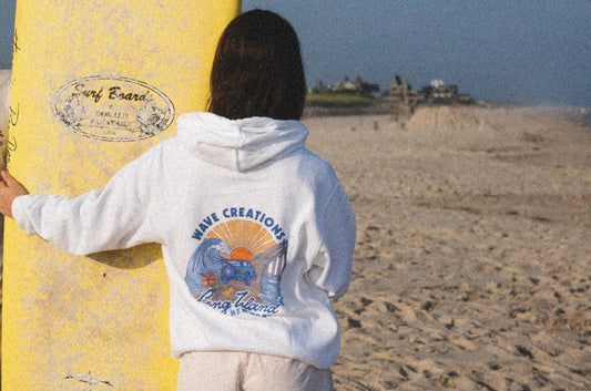 Wave Creations Womens Vintage Islander Pull Over Hoodie