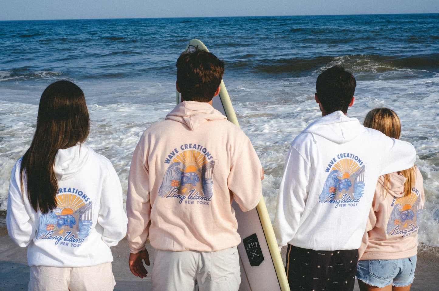 Wave Creations Womens Vintage Islander Pull Over Hoodie