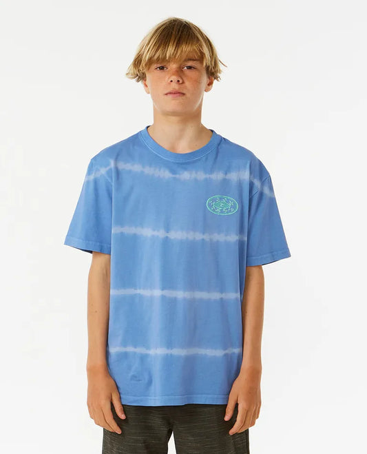 Rip Curl Boys Lost Islands Tie Dye Short Sleeve T-Shirt