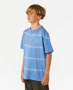 T-shirt à manches courtes Rip Curl Lost Islands Tie Dye pour garçon