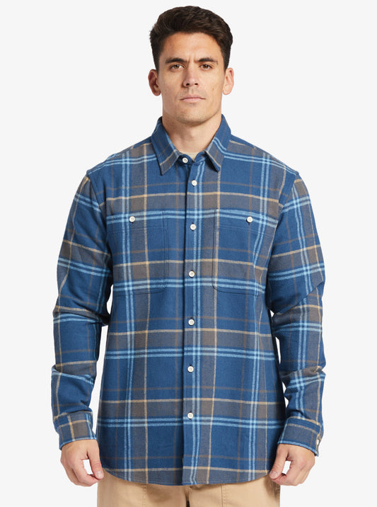 Quiksilver Men's Lower Ridge Long Sleeve Flannel Shirt