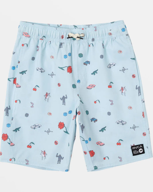 Boardshort élastique Luke P pour garçons de RVCA