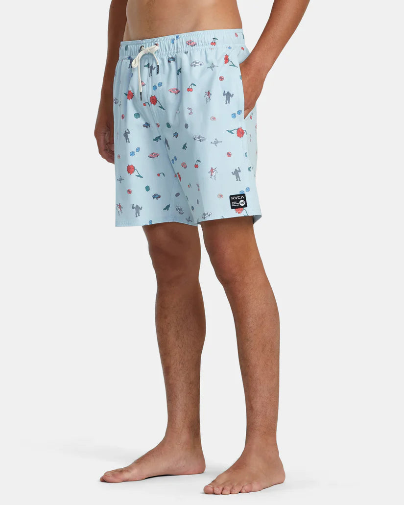 RVCA Luke P Boardshorts für Herren, elastisch, 43,2 cm Taille