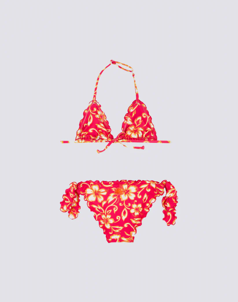 Sundek Girls Hibiscus Print 2 Piece Bikini Set