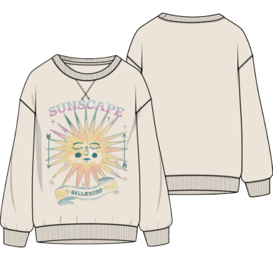Billabong Girls Making Waves Pullover Sweatshirt