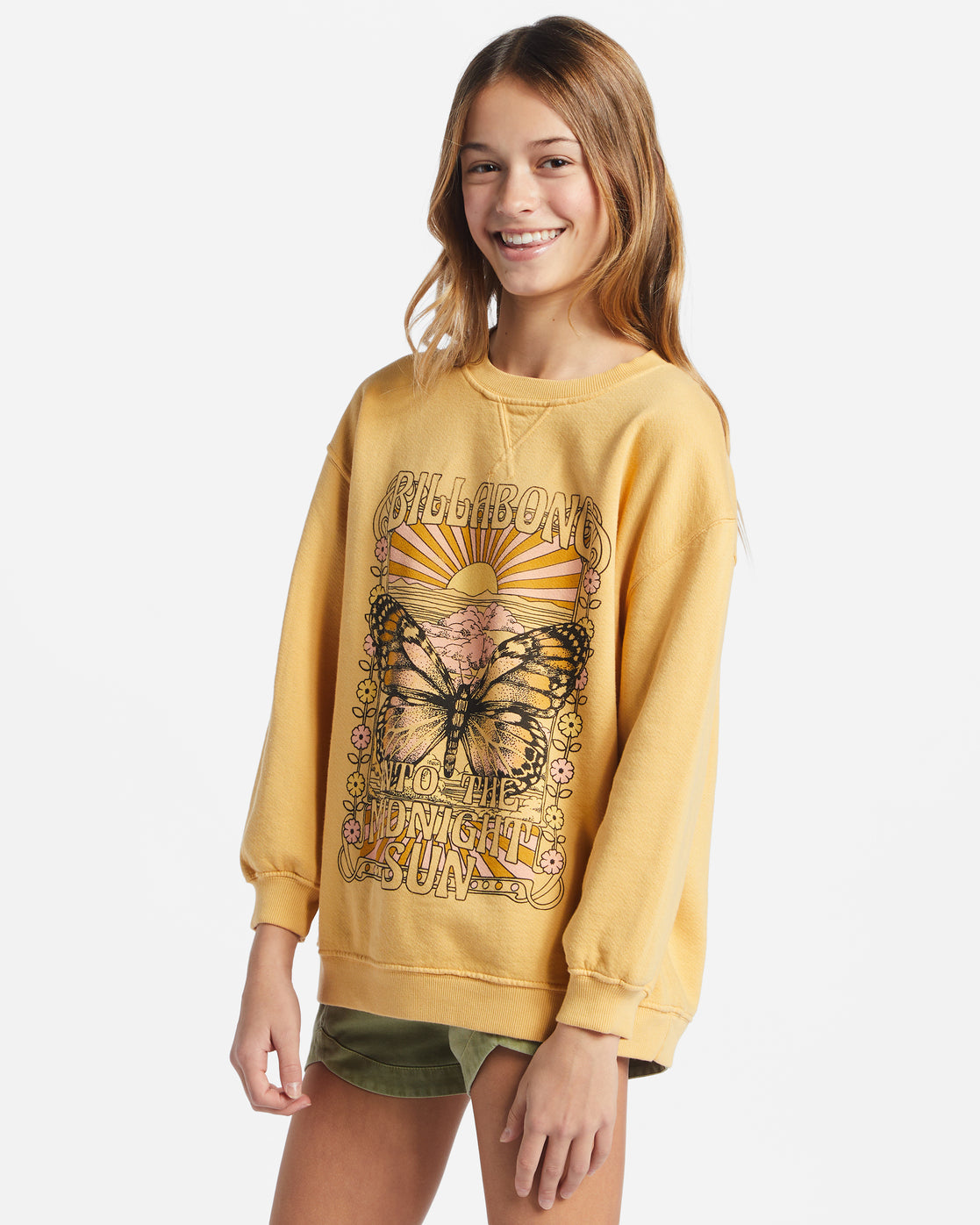 Sweat-shirt ras du cou Making Waves de Billabong pour fille