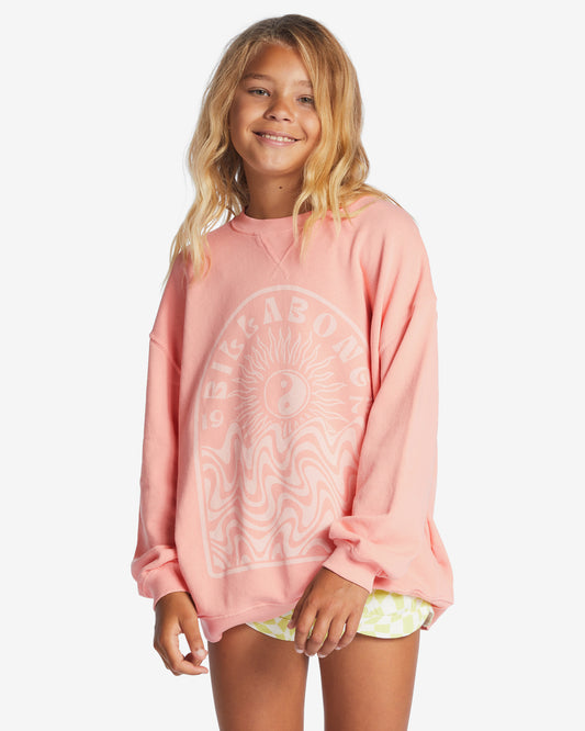 Sweat-shirt ras du cou Making Waves de Billabong pour fille