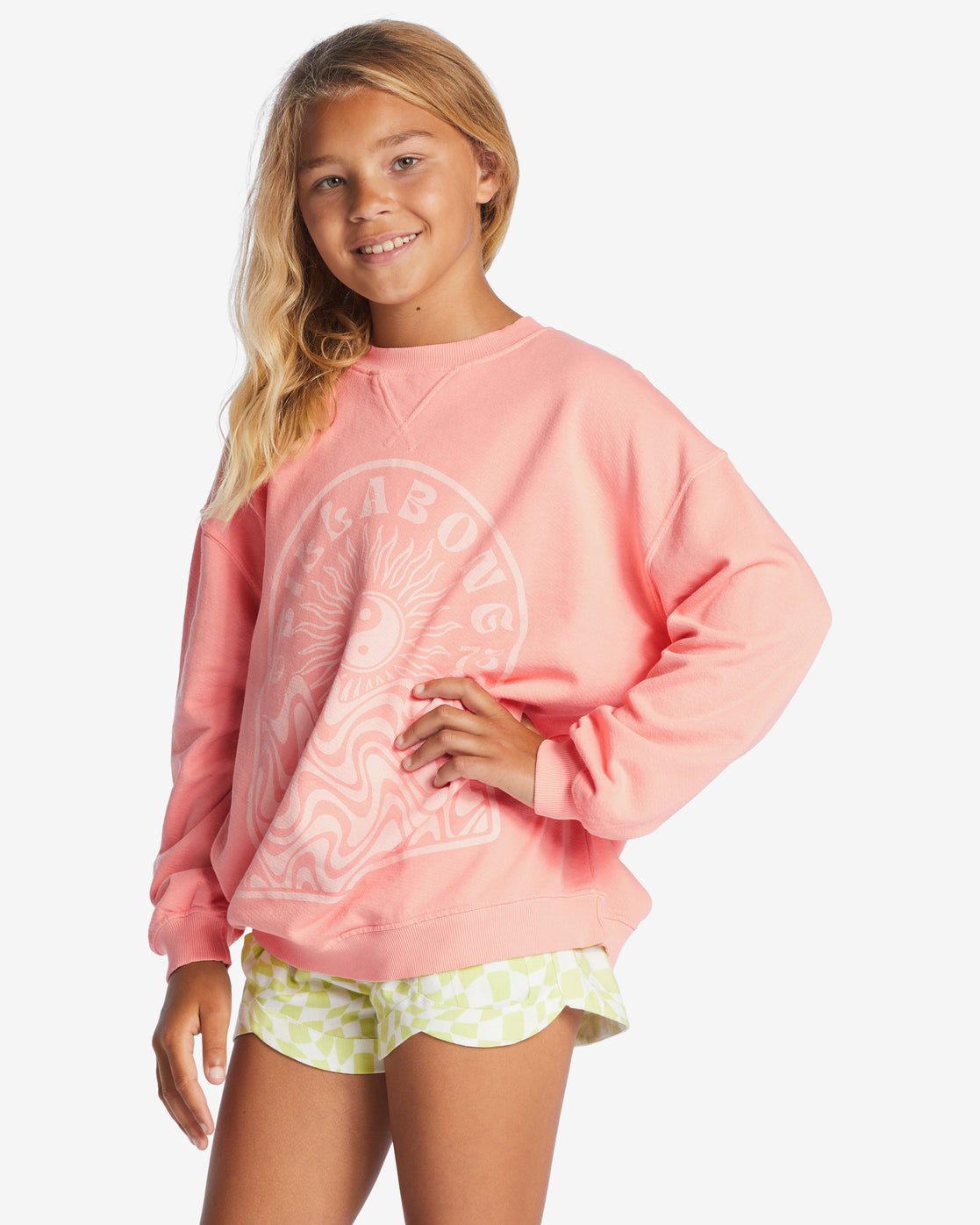 Billabong Girl's Making Waves Crewneck Sweatshirt