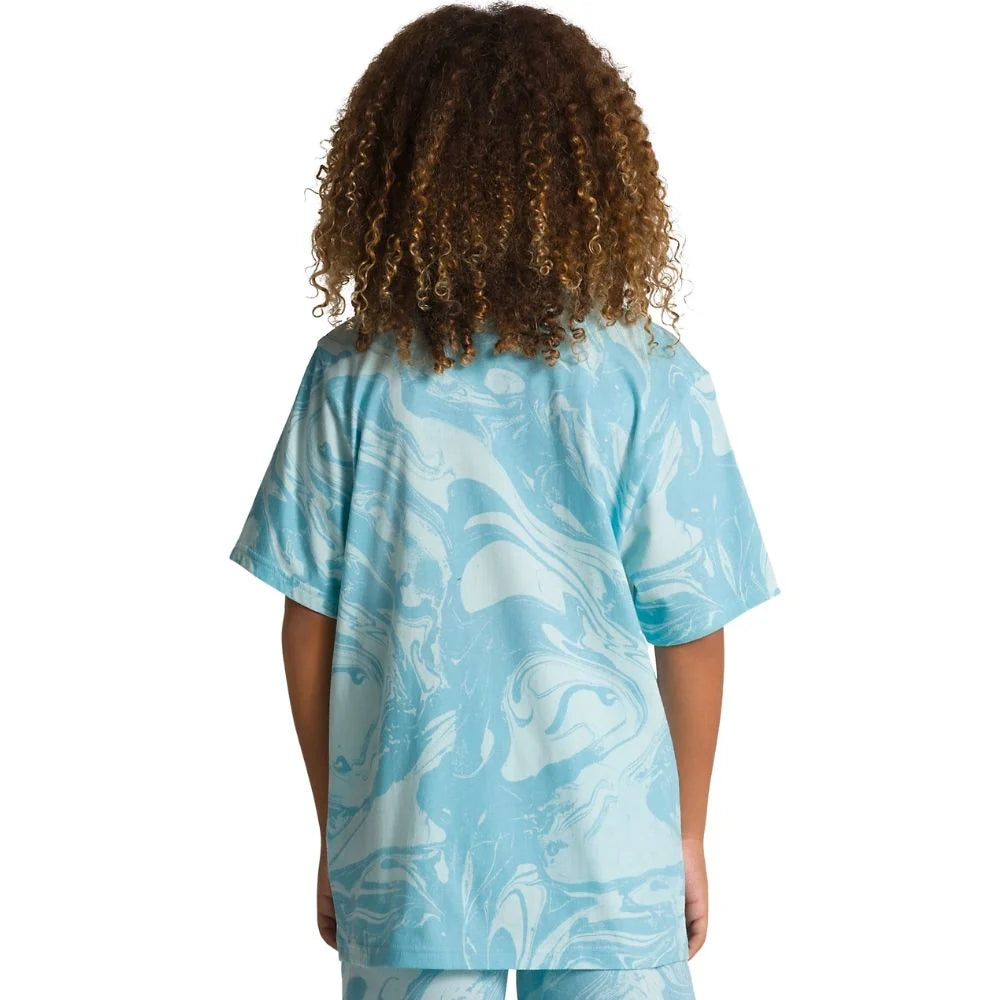 Vans Marble T-shirt à manches courtes pour homme - Bleu phosphorescent : petit