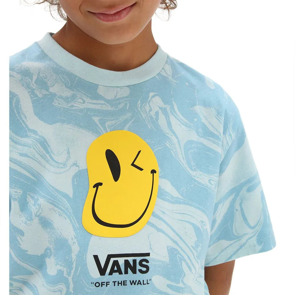 Vans Marble T-shirt à manches courtes pour homme - Bleu phosphorescent : petit