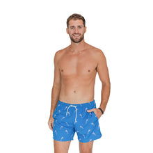 Load image into Gallery viewer, Bermies Mens Blue Marlin Classic Swim Trunks