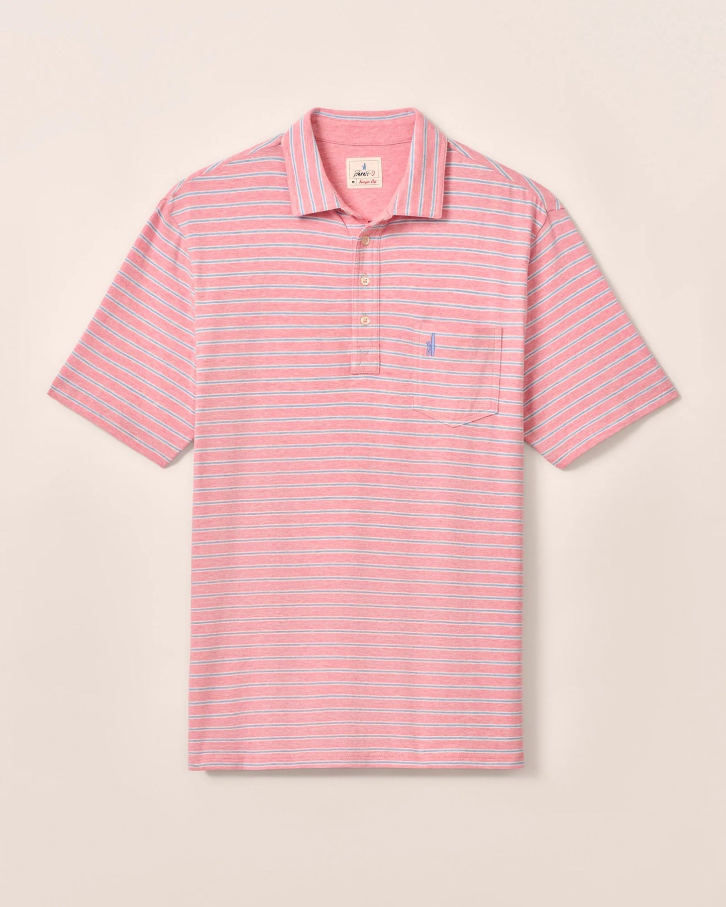 johnnie-O Mens Original 4-Button Polo - Matthis Stripe