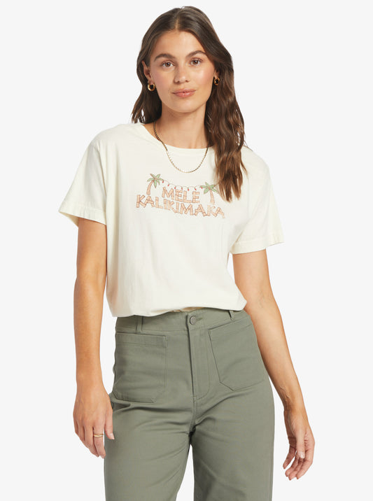 T-shirt Roxy Mele Tiki Boyfriend pour femme