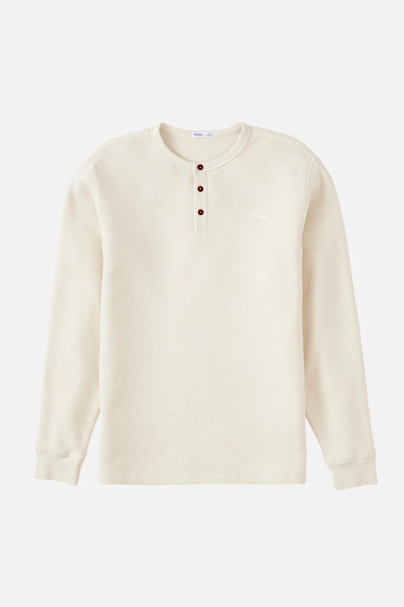 Katin Mens Mesa Thermal Long Sleeve Henley Shirt