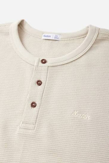 Katin Mens Mesa Thermal Long Sleeve Henley Shirt