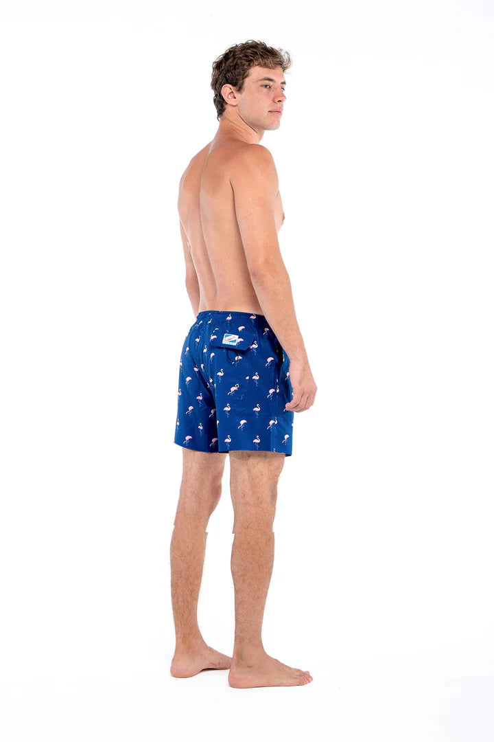 Bermies Mens Miami Night 5.5" Swim Trunks