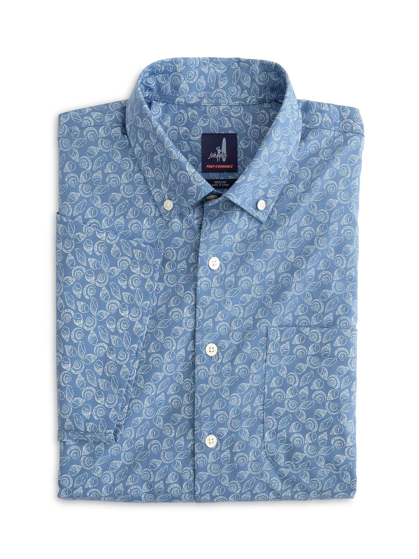 johnnie-O Mens Micah Short Sleeve Button Down Shirt