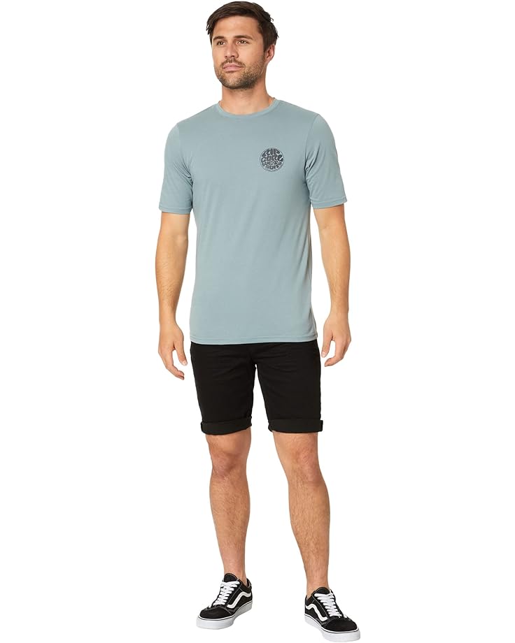 T-shirt anti-UV à manches courtes Rip Curl Icons Of Surf pour homme