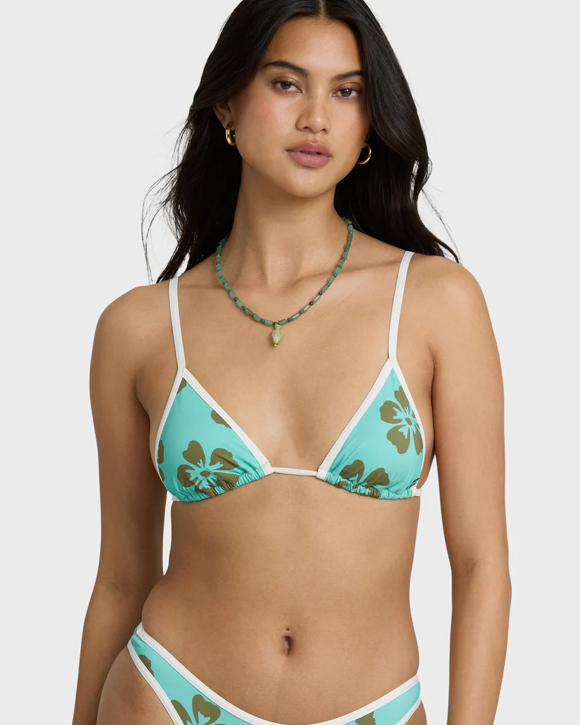 Billabong Womens Last Summer Mini Slide Tri Bikini Top