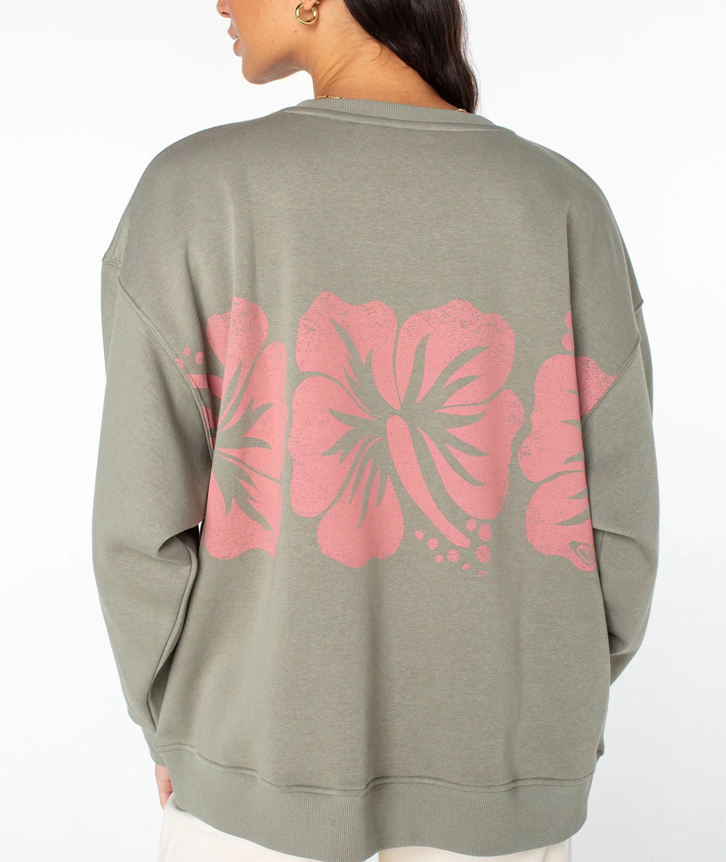 Roxy Womens Morning Hike Crew Neck Sweatshirt