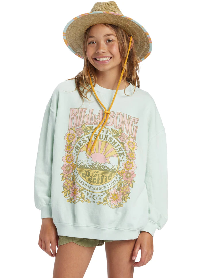 Billabong Girl's Making Waves Crew Neck Sweatshirt