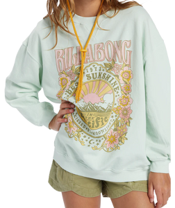 Billabong Girl's Making Waves Crew Neck Sweatshirt