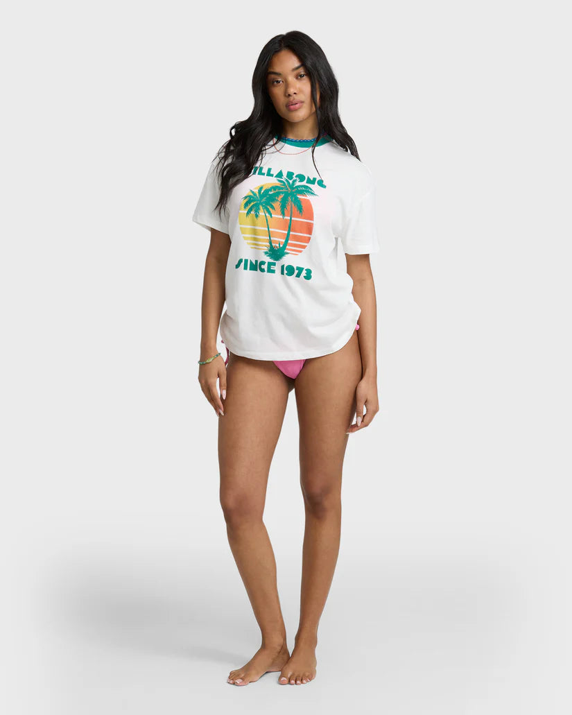 Billabong Womens My Beach Club Short Sleeve T-Shirt