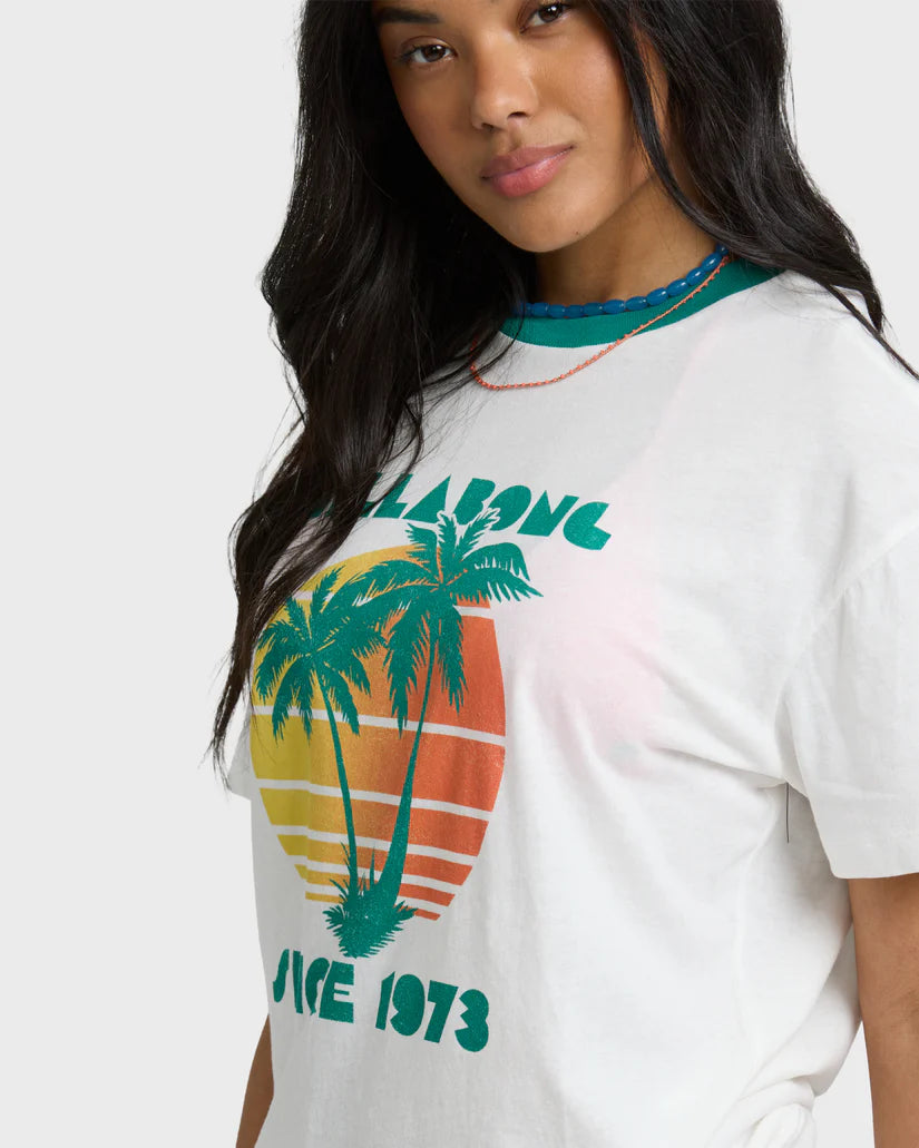 Billabong Womens My Beach Club Short Sleeve T-Shirt