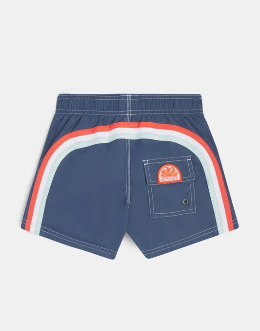 Sundek Boys Elastic Waist Swim Trunk