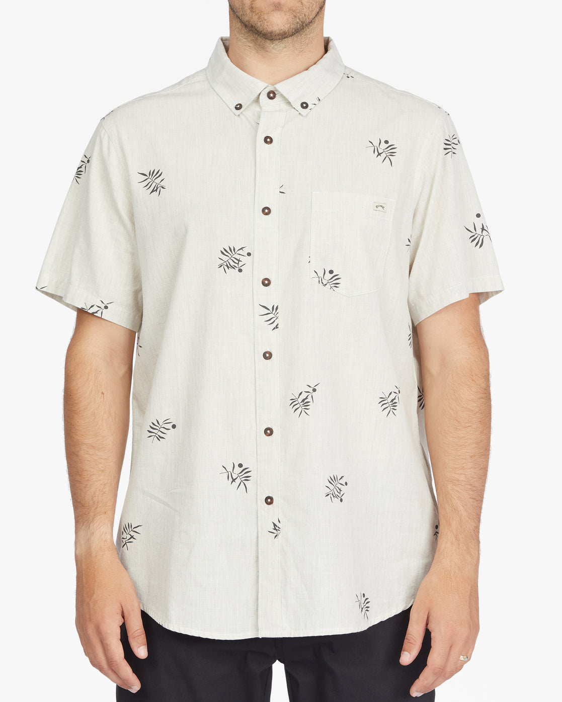 Billabong Mens Sundays Mini Short Sleeve Button Up Shirt