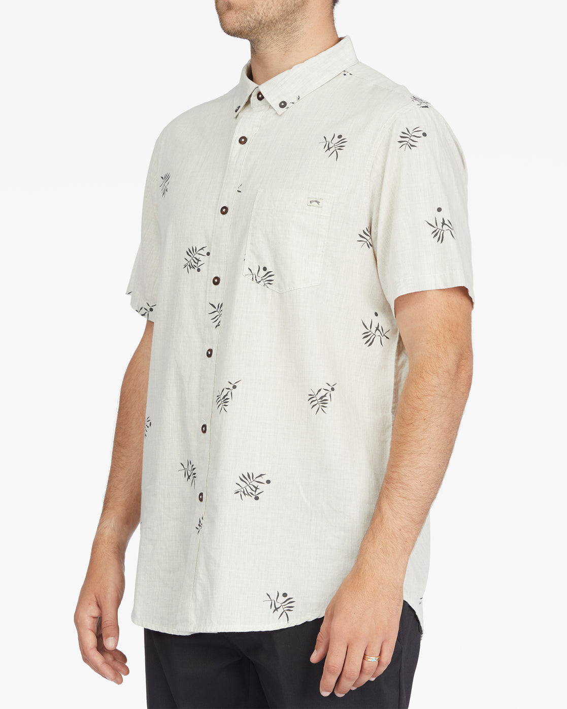 Billabong Mens Sundays Mini Short Sleeve Button Up Shirt