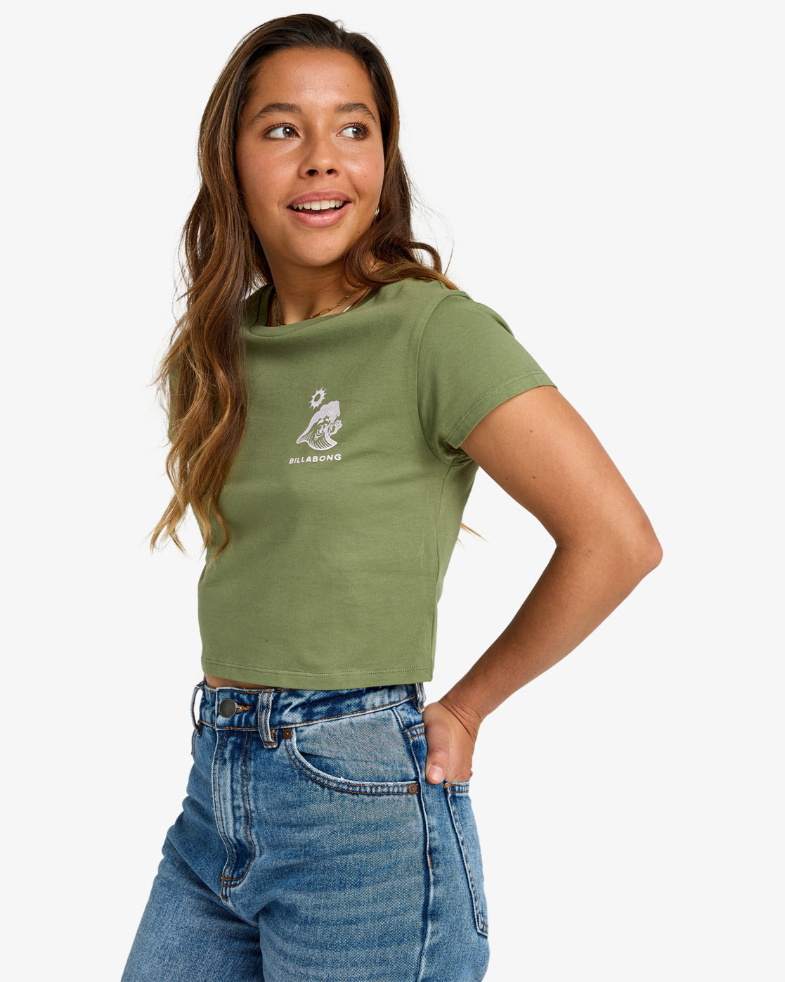 Billabong Womens Oceans Greatest Short Sleeve Tee
