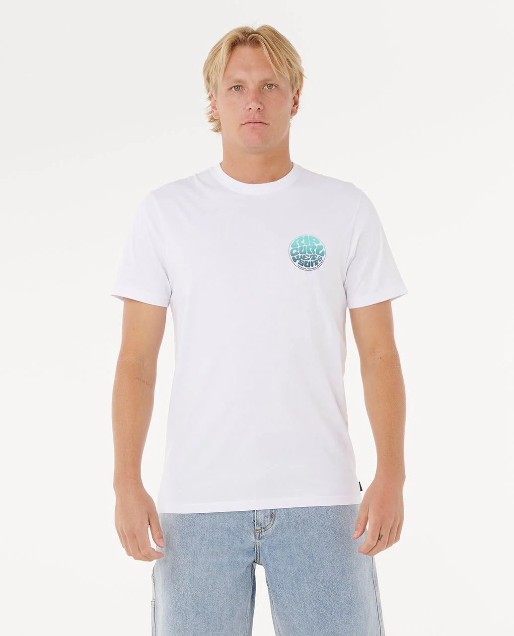 Rip Curl Mens Wettie Passage Icon Short Sleeve T-Shirt