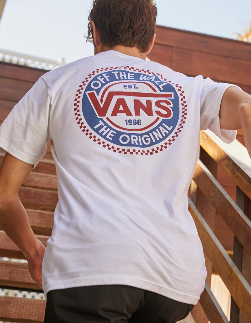 Vans Herren Original Checkerboard Kurzarm-T-Shirt