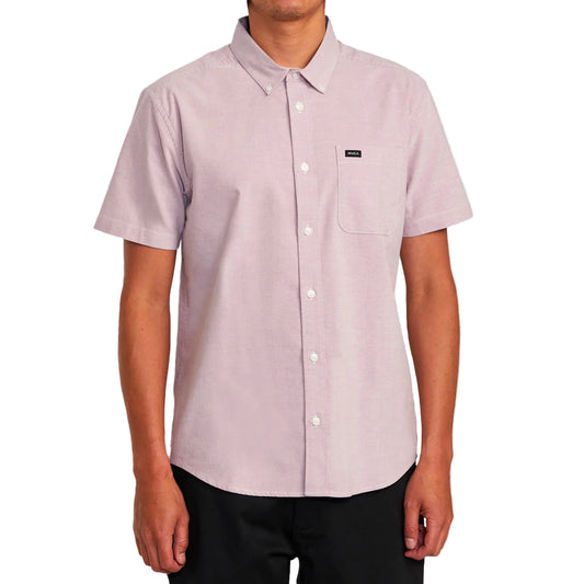 RVCA Men's That'll Do Print Short Sleeve Button-Up Shirt