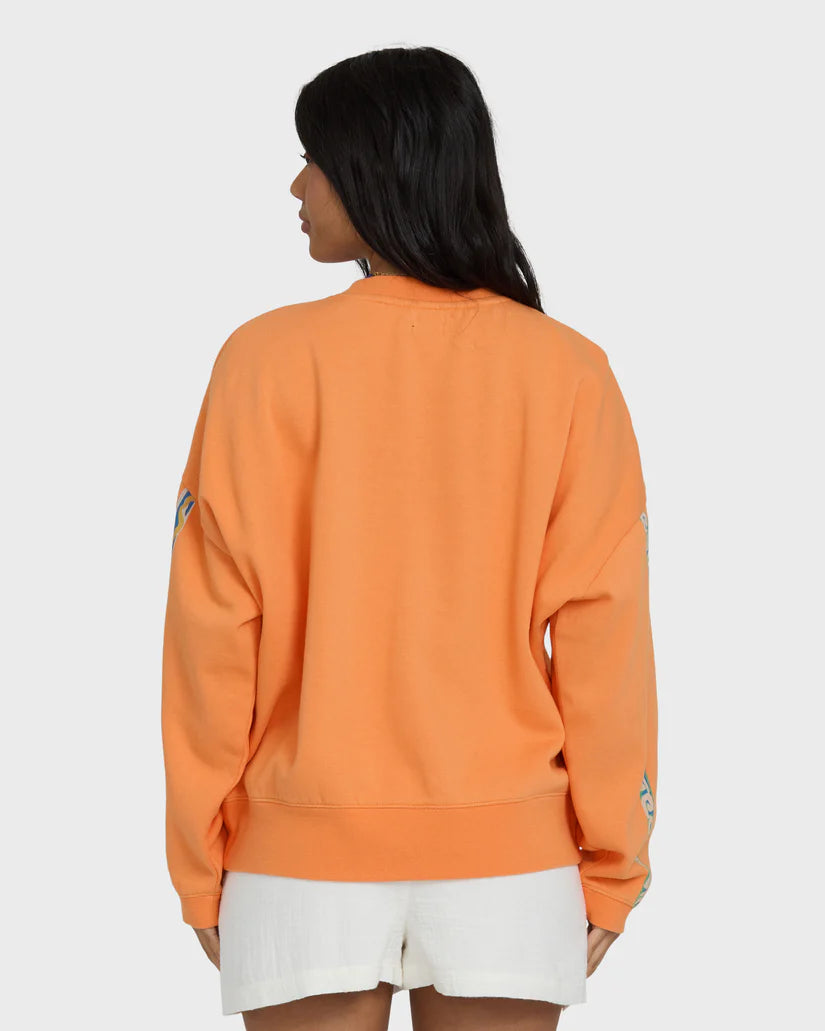 Billabong Women's Palm Rio Crewneck Sweatshirt