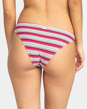 Load image into Gallery viewer, Roxy Women&#39;s Paraiso Striped Moderate Coverage Bikini Bottoms