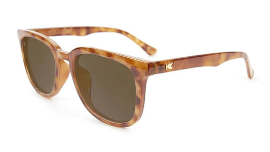 Knockaround Paso Roble Glossy Blonde Tortoise Shell Amber Sunglasses