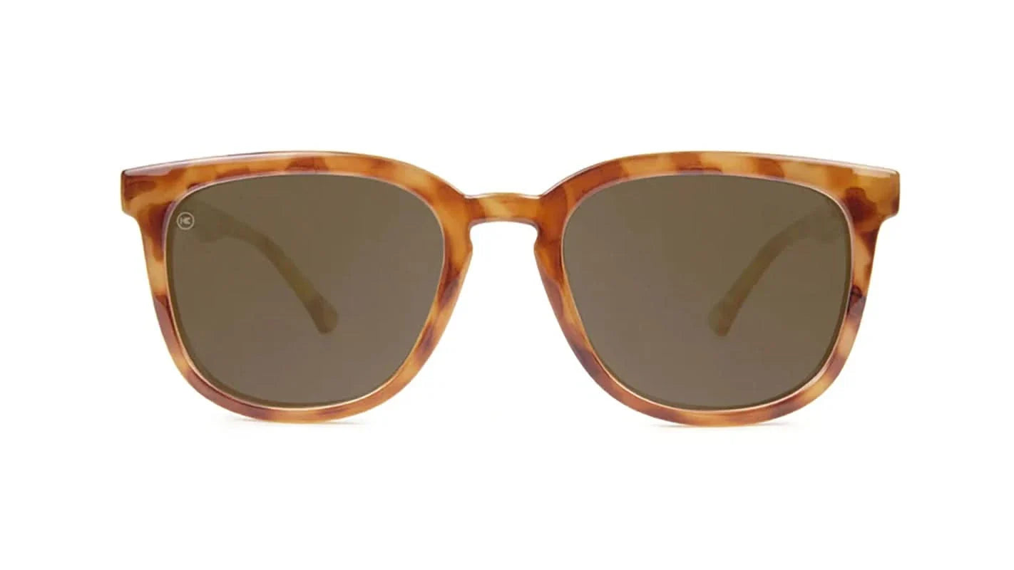 Knockaround Paso Roble Glossy Blonde Tortoise Shell Amber Sunglasses