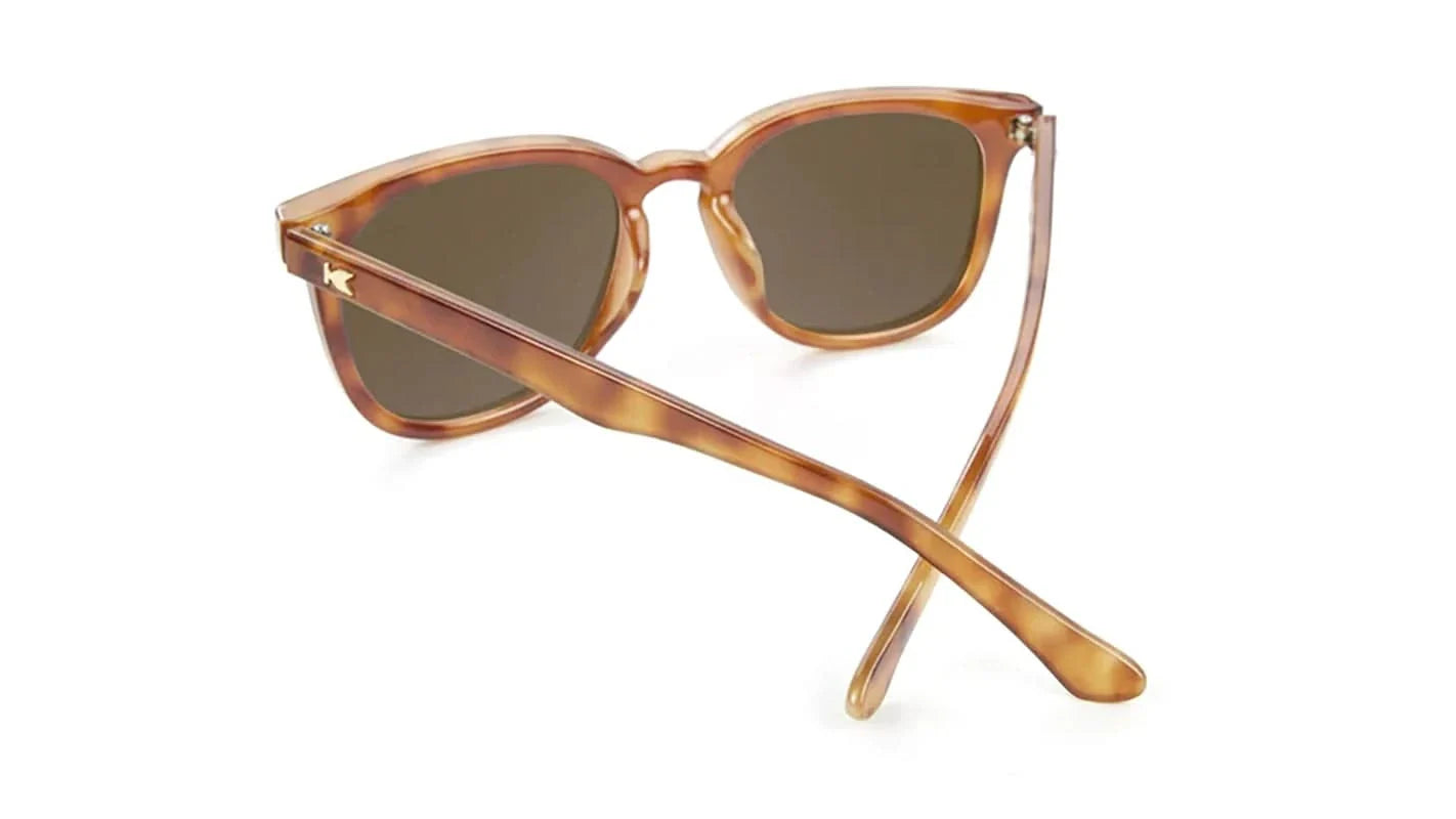 Knockaround Paso Roble Glossy Blonde Tortoise Shell Amber Sunglasses