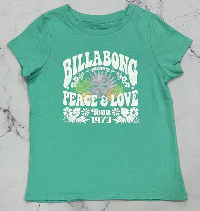 T-shirt Billabong Peace And Love pour filles