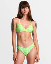 Laden Sie das Bild in den Galerie-Viewer, RVCA Damen Picnic French Hi Cut-Bikinihose mit mittlerer Bedeckung