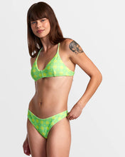 Laden Sie das Bild in den Galerie-Viewer, RVCA Damen Picnic French Hi Cut-Bikinihose mit mittlerer Bedeckung